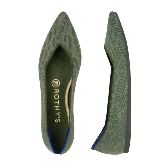 Rothy's Shoes - Rothy's The Point Safari Green Size 8